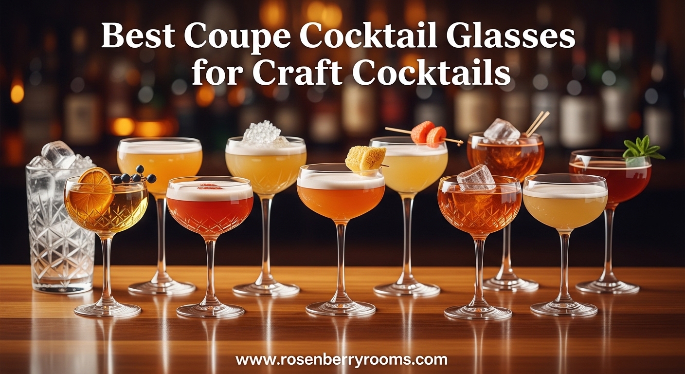 Best Coupe Cocktail Glasses for Craft Cocktails
