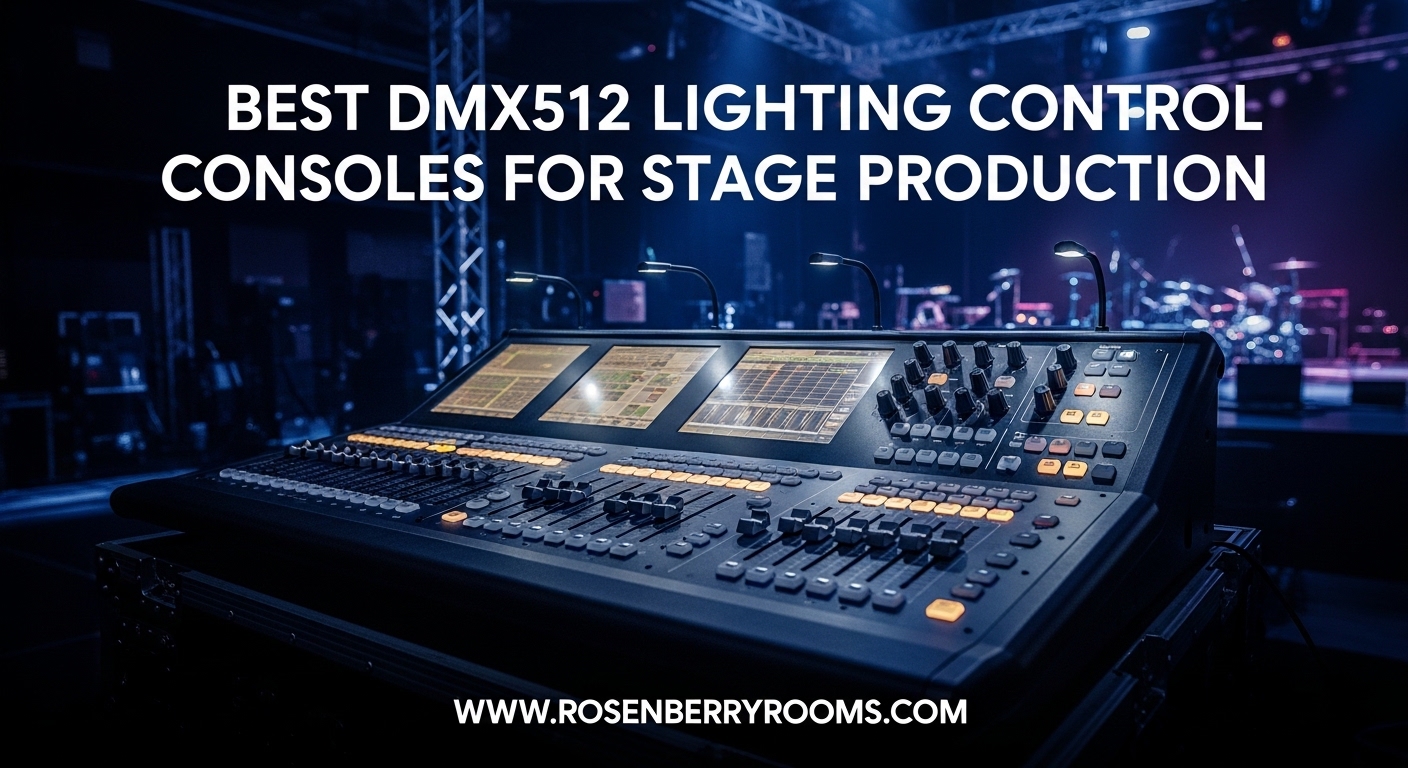 Best DMX512 Lighting Control Consoles for Stage Production