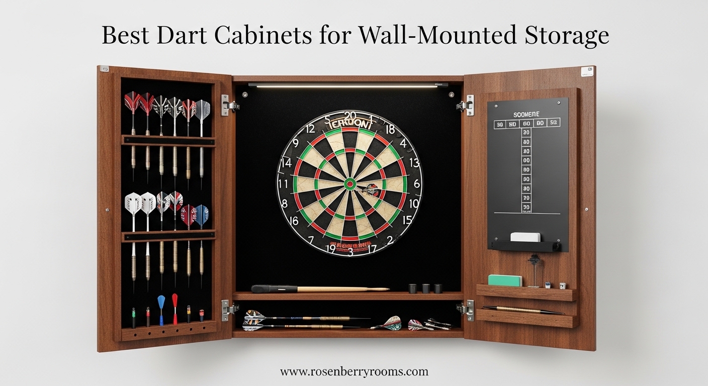 Best Dart Cabinets for Wall-Mounted Storage