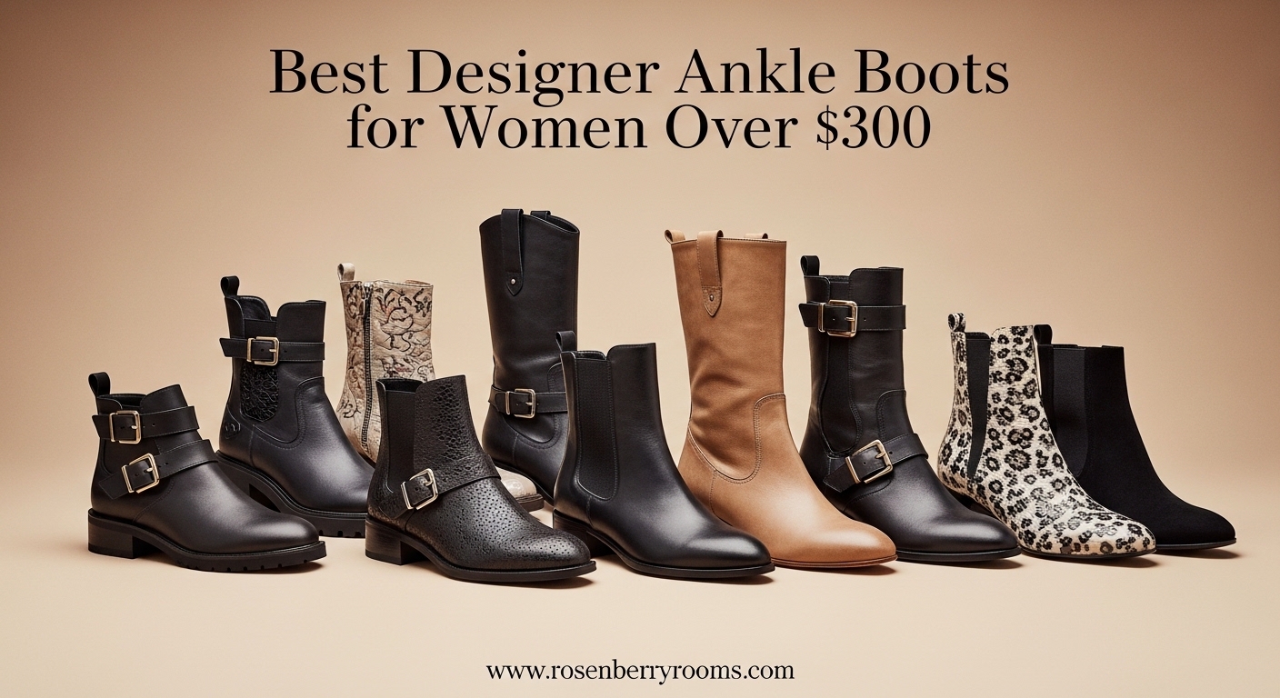 Best Designer Ankle Boots for Women Over $300