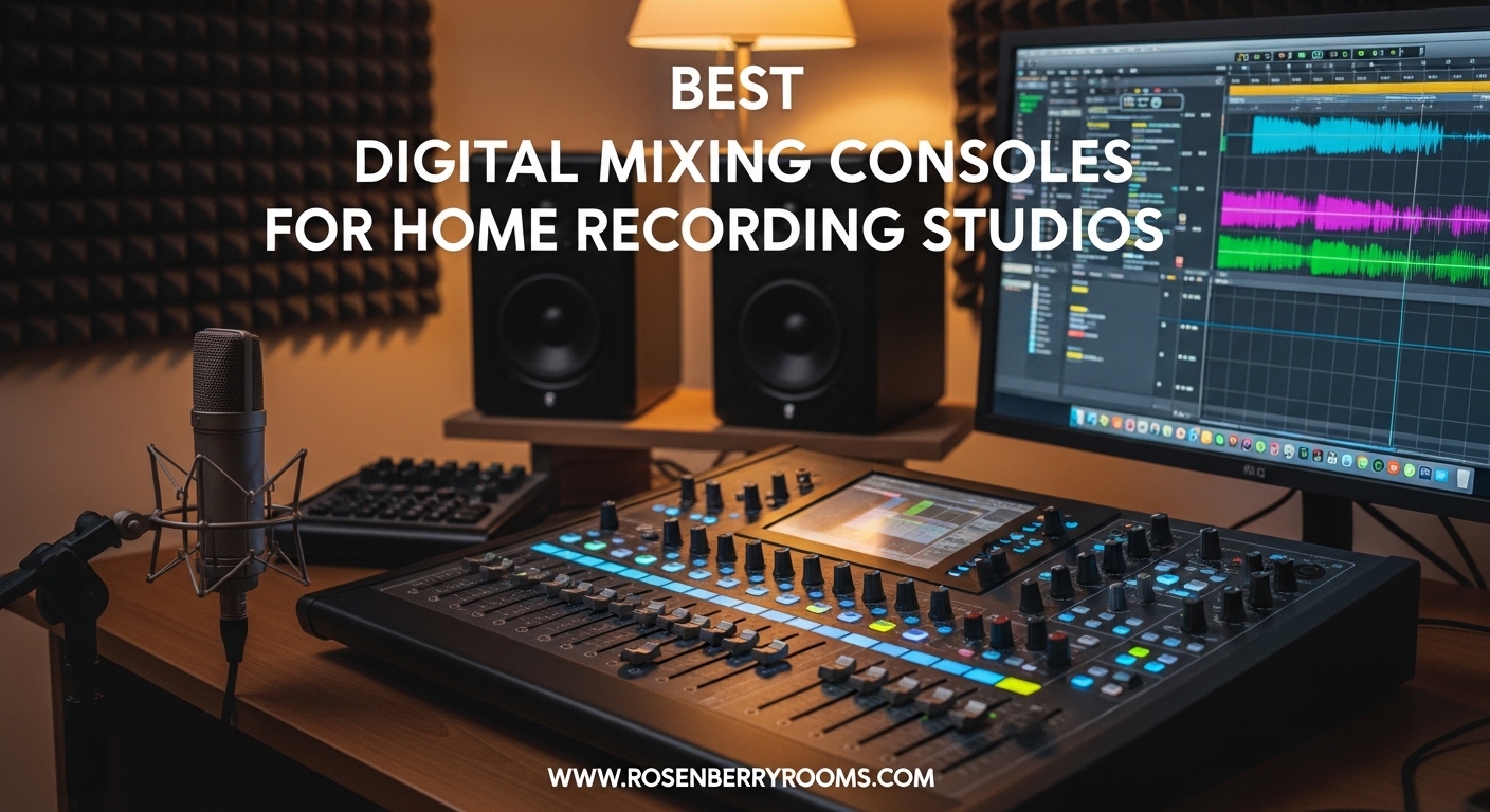 Best Digital Mixing Consoles for Home Recording Studios