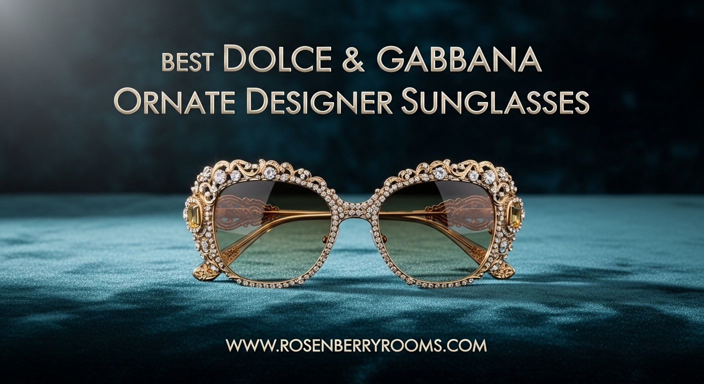Best Dolce & Gabbana Ornate Designer Sunglasses