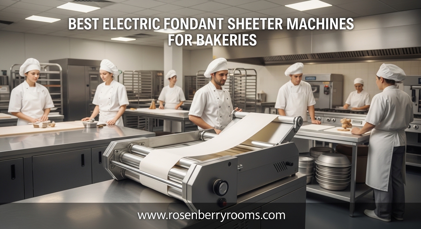Best Electric Fondant Sheeter Machines for Bakeries