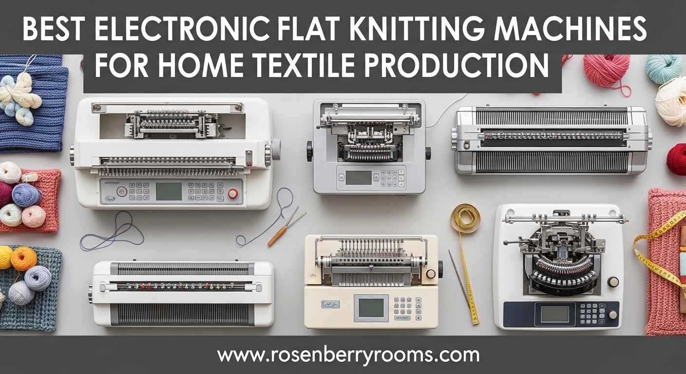 Best Electronic Flat Knitting Machines for Home Textile Production