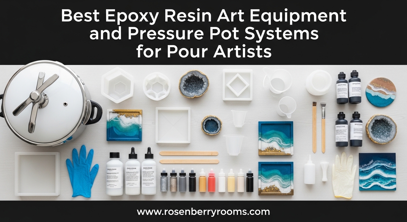 Best Epoxy Resin Art Equipment and Pressure Pot Systems for Pour Artists
