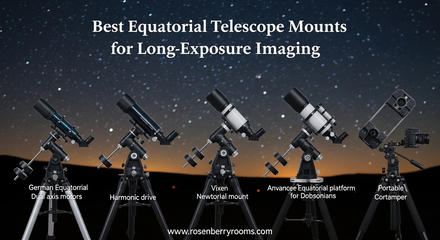 Best Equatorial Telescope Mounts for Long-Exposure Imaging