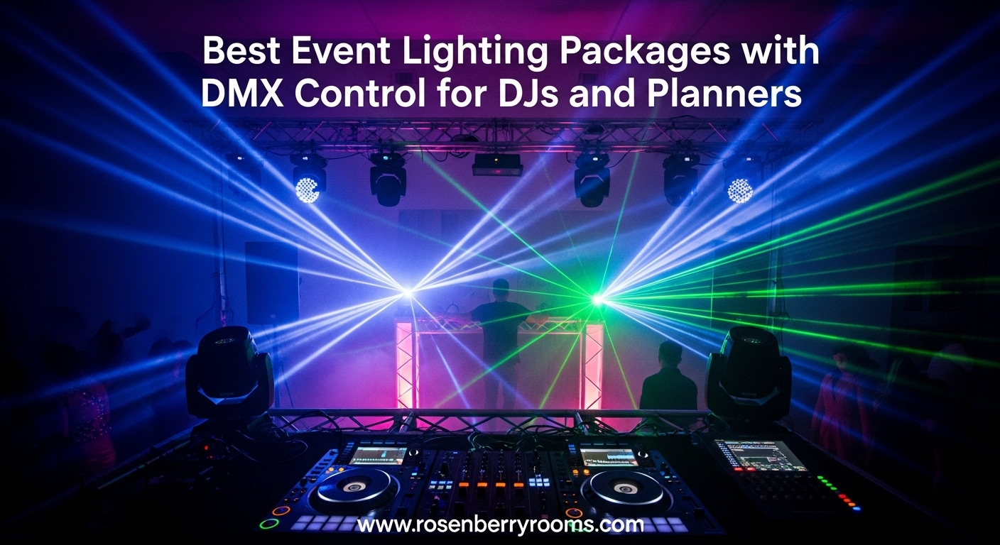 Best Event Lighting Packages with DMX Control for DJs and Planners