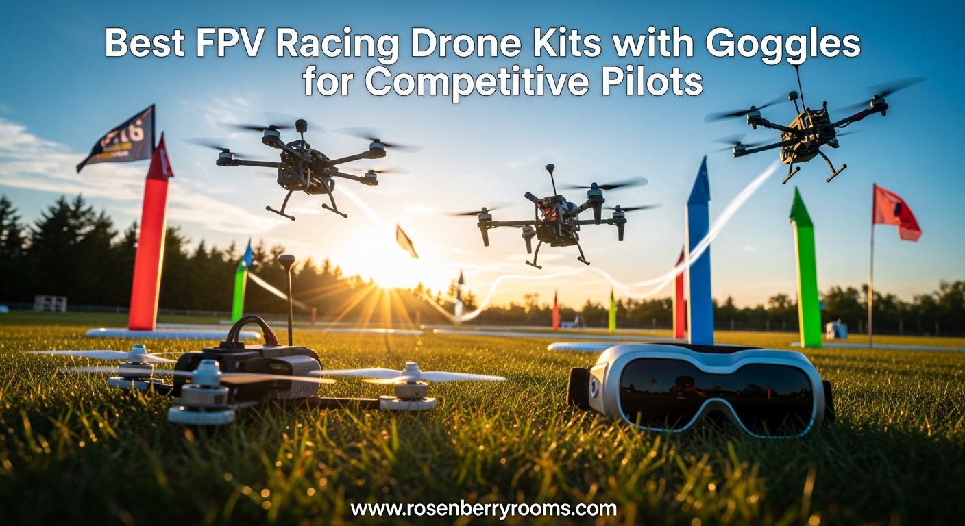 Best FPV Racing Drone Kits with Goggles for Competitive Pilots