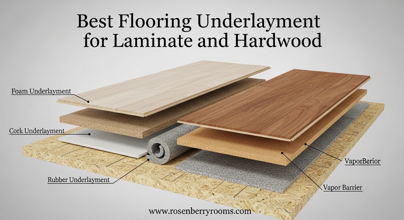 Best Flooring Underlayment for Laminate and Hardwood