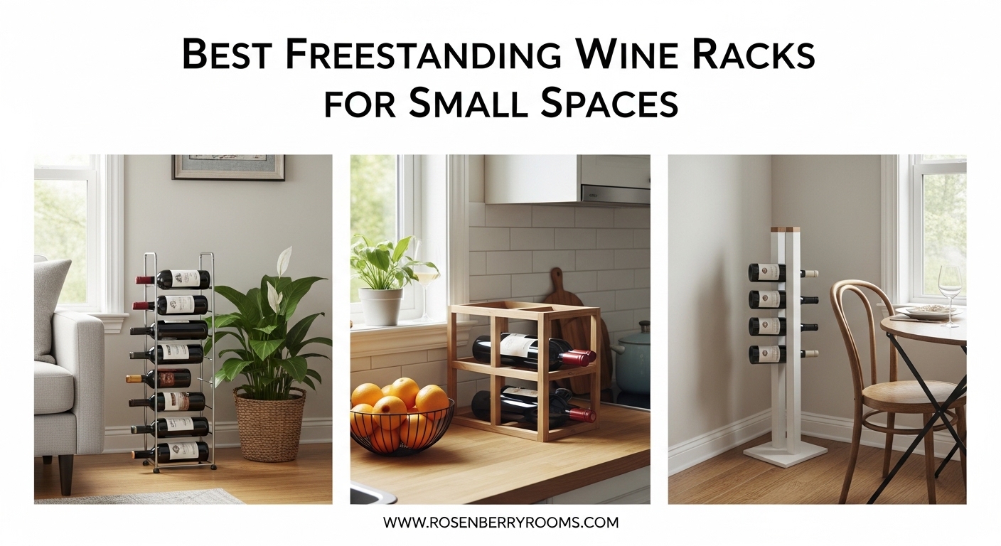 Best Freestanding Wine Racks for Small Spaces