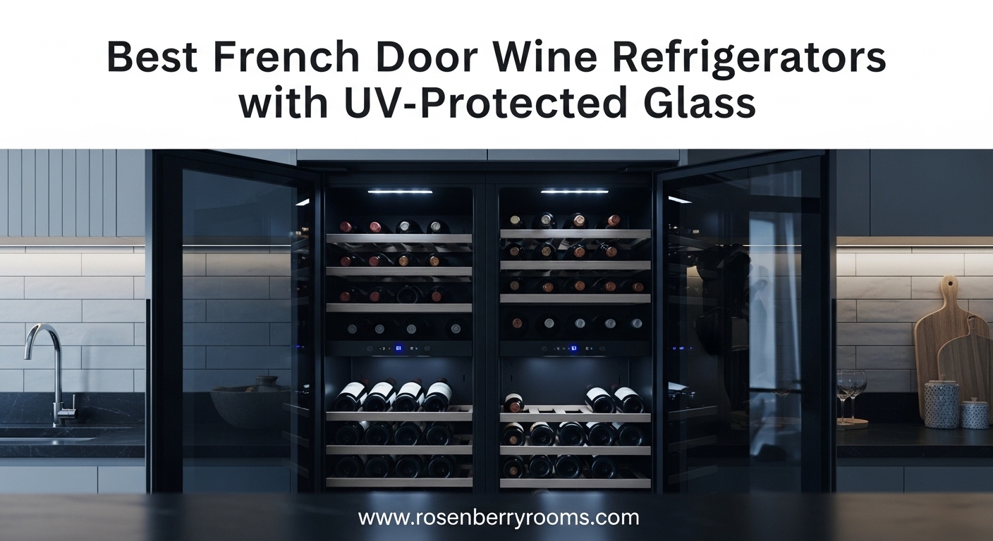 Best French Door Wine Refrigerators with UV-Protected Glass