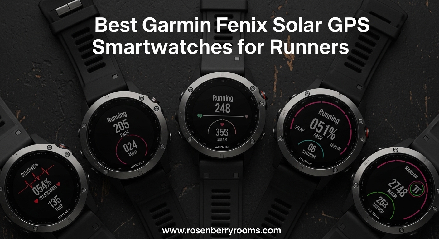 Best Garmin Fenix Solar GPS Smartwatches for Runners