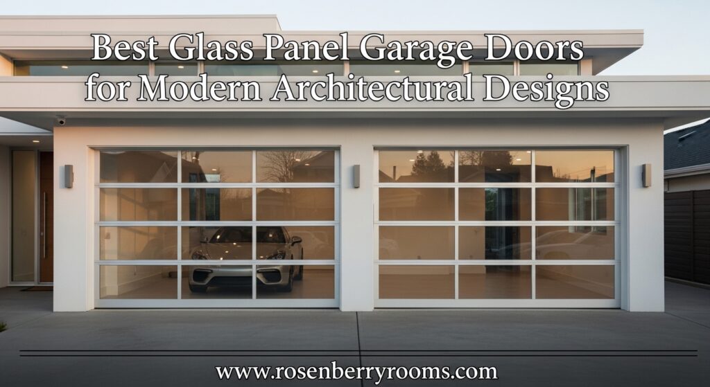 The current image has no alternative text. The file name is: Best-Glass-Panel-Garage-Doors-for-Modern-Architectural-Designs.jpg