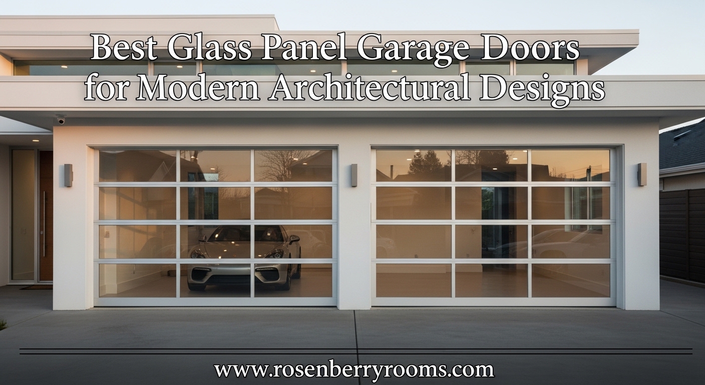 Best Glass Panel Garage Doors for Modern Architectural Designs