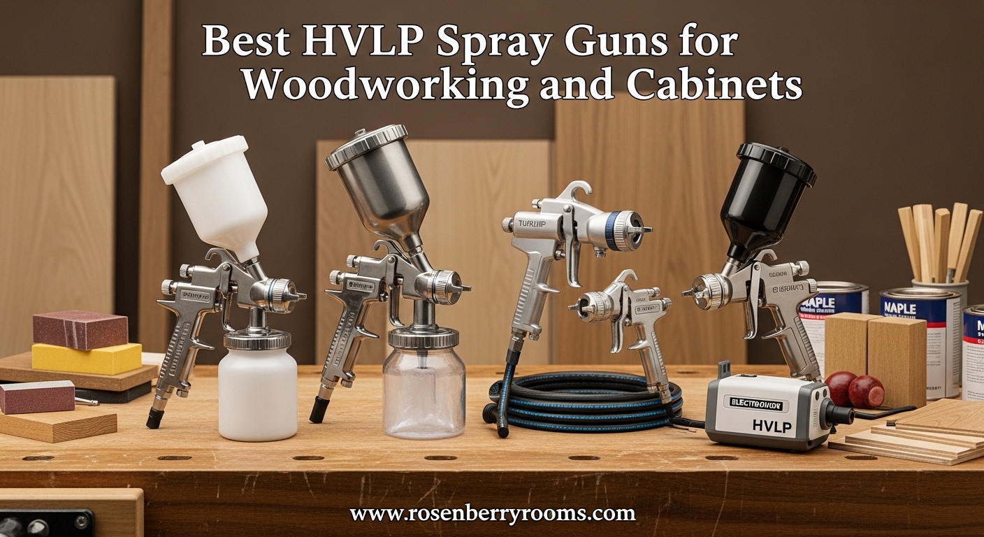 Best HVLP Spray Guns for Woodworking and Cabinets