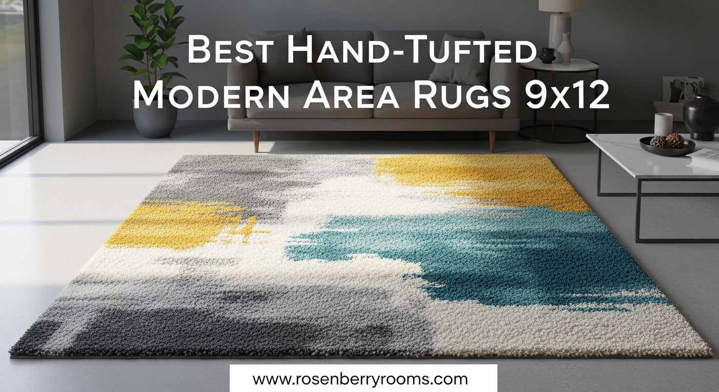 Best Hand-Tufted Modern Area Rugs 9x12