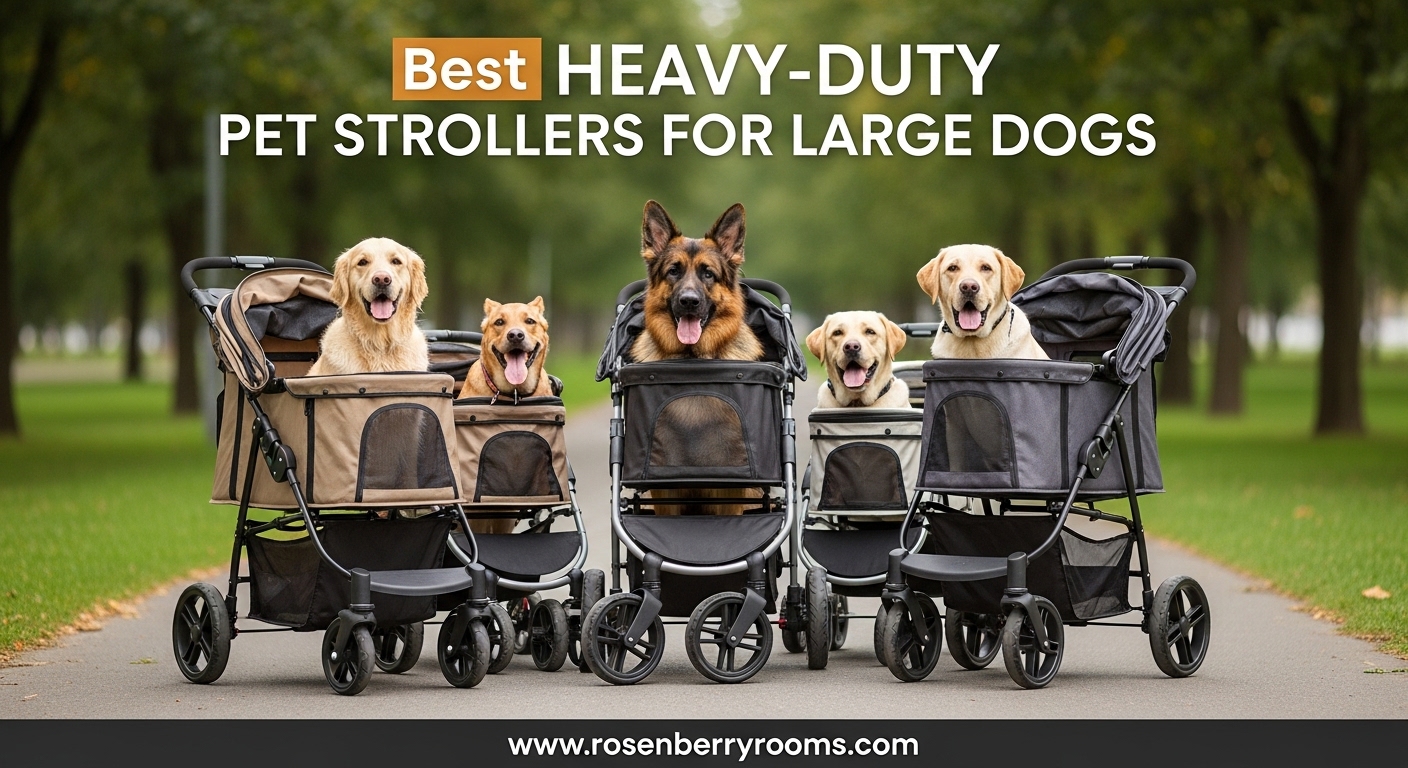 Best Heavy-Duty Pet Strollers for Large Dogs