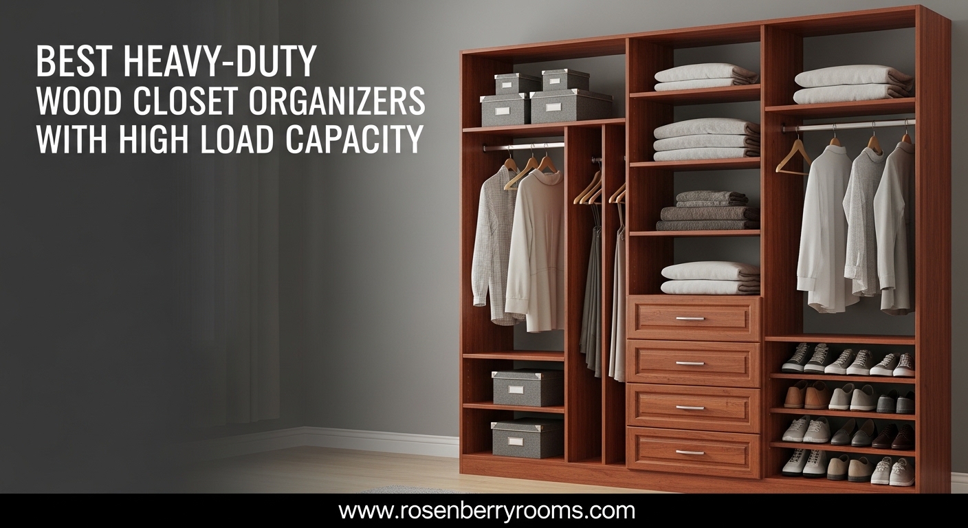 Best Heavy-Duty Wood Closet Organizers with High Load Capacity