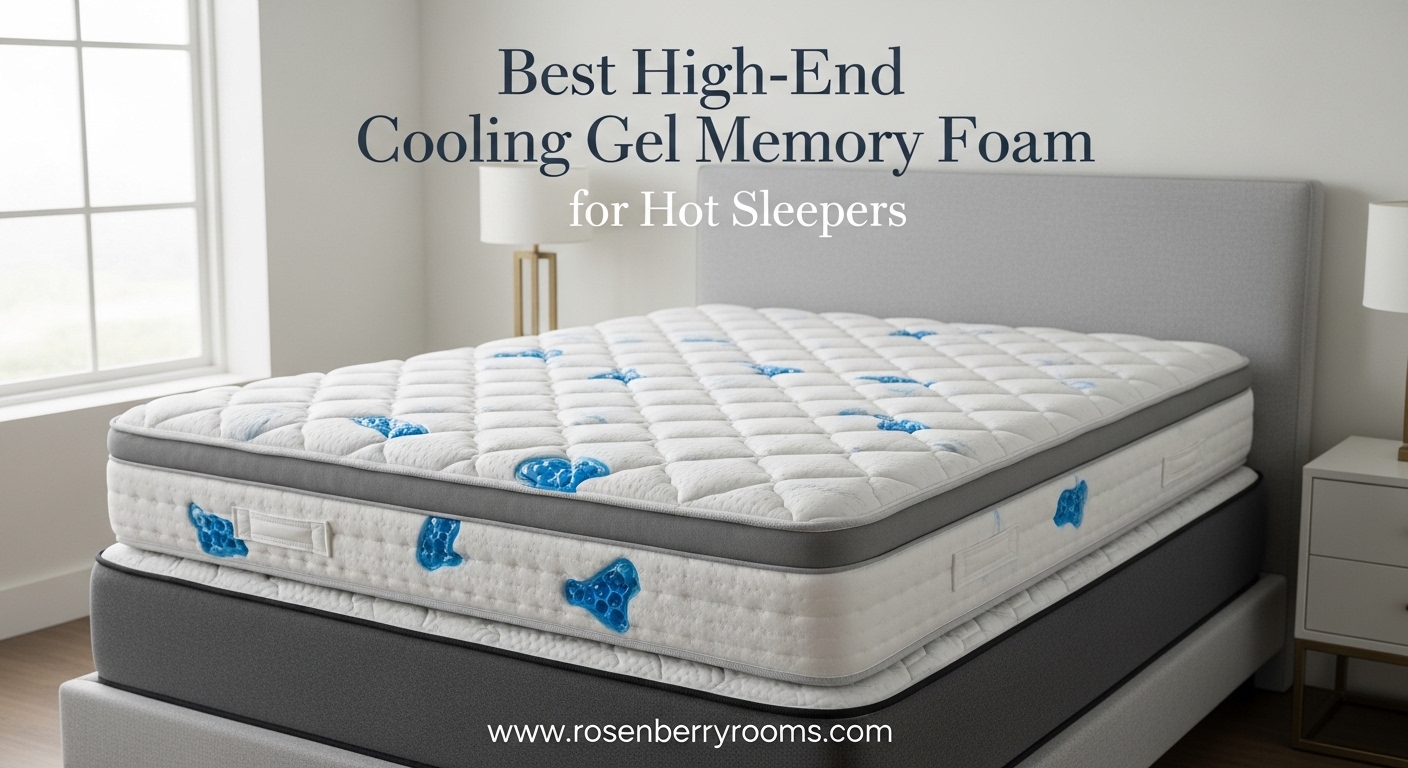 Best High-End Cooling Gel Memory Foam Mattresses for Hot Sleepers