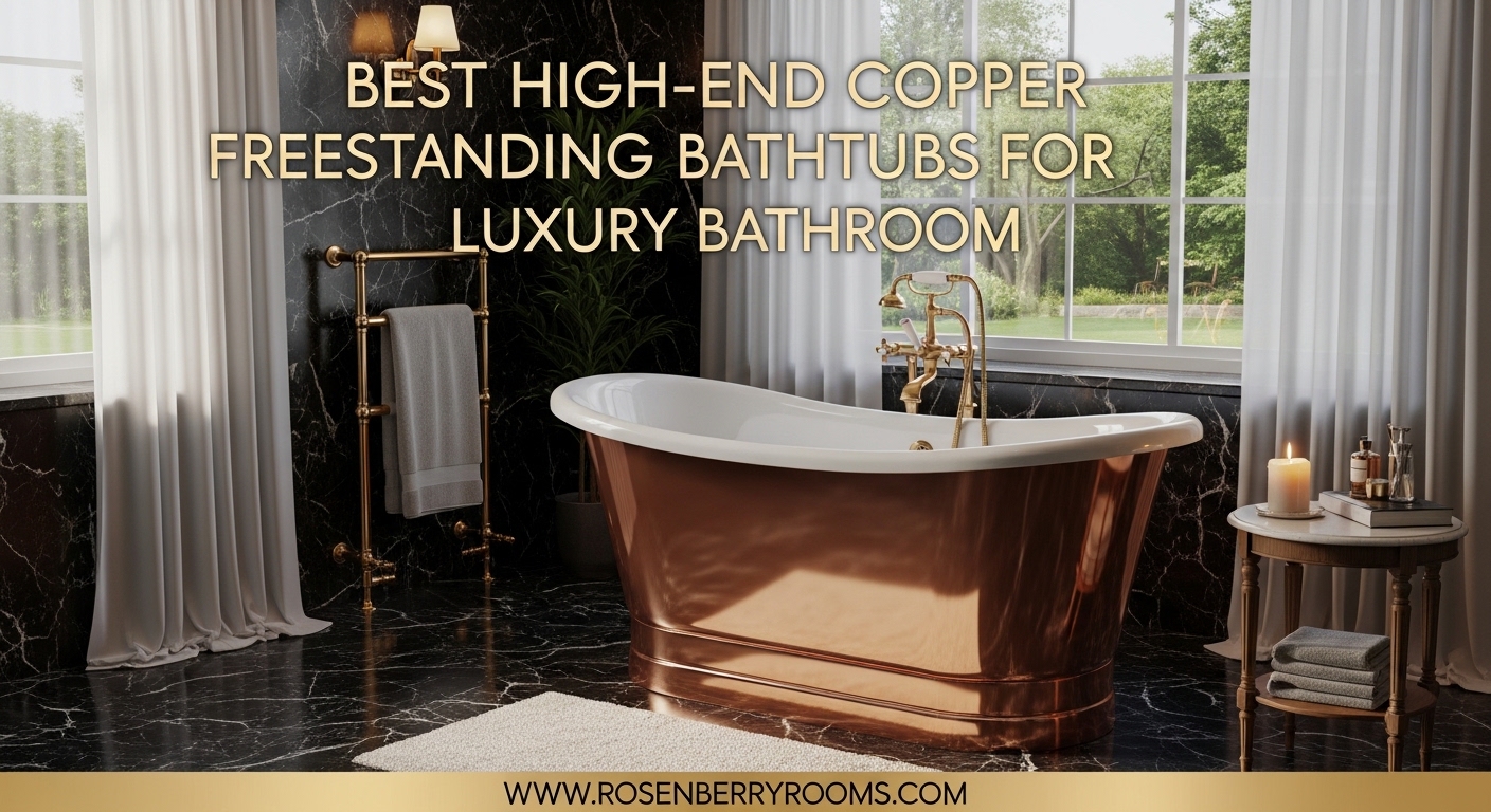 Best High-End Copper Freestanding Bathtubs for Luxury Bathroom