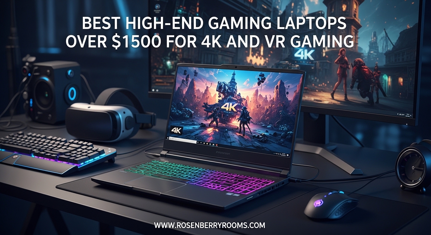 Best High-End Gaming Laptops Over $1500 for 4K and VR Gaming