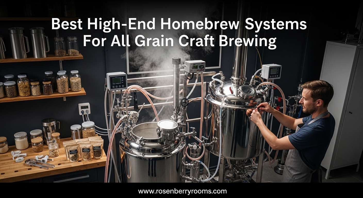 Best High-End Homebrew Systems For All Grain Craft Brewing