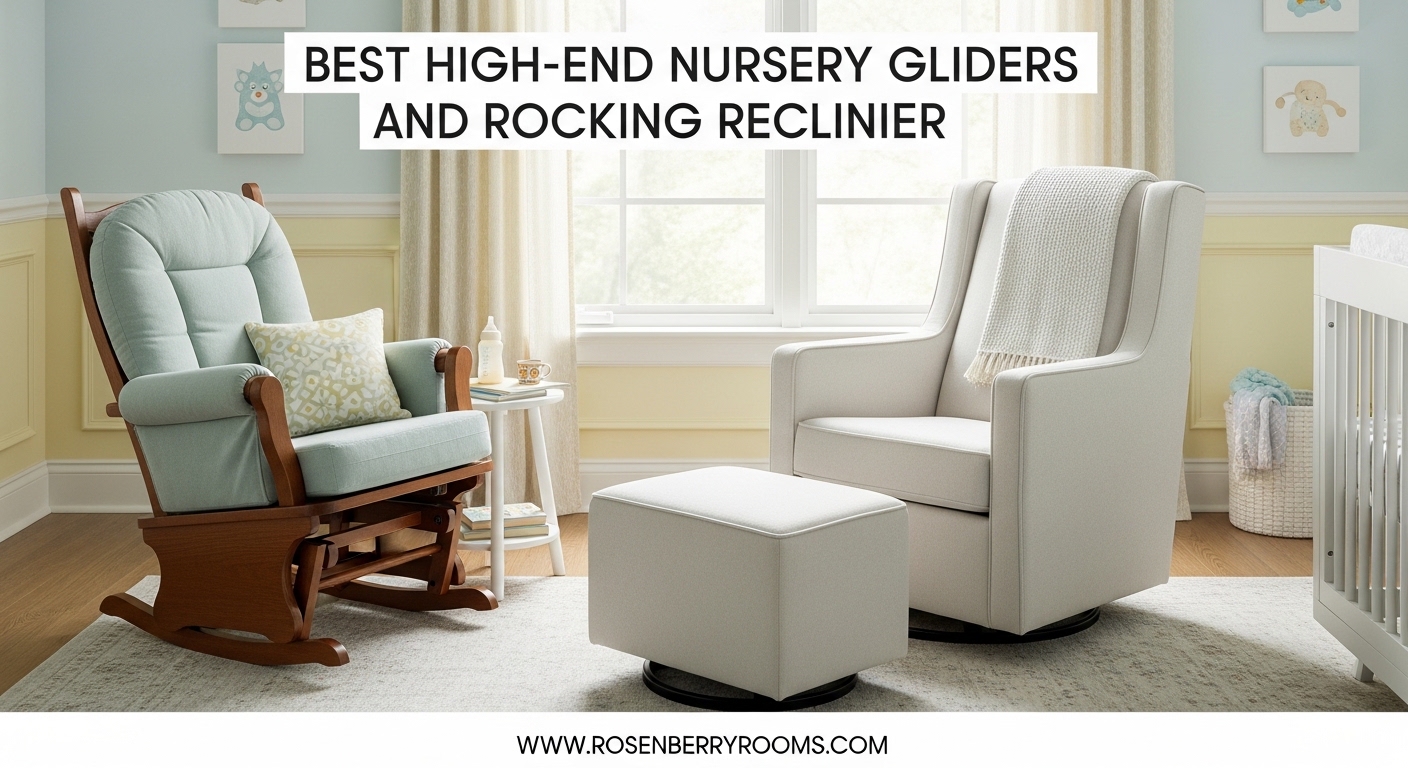 Best High-End Nursery Gliders and Rocking Recliners