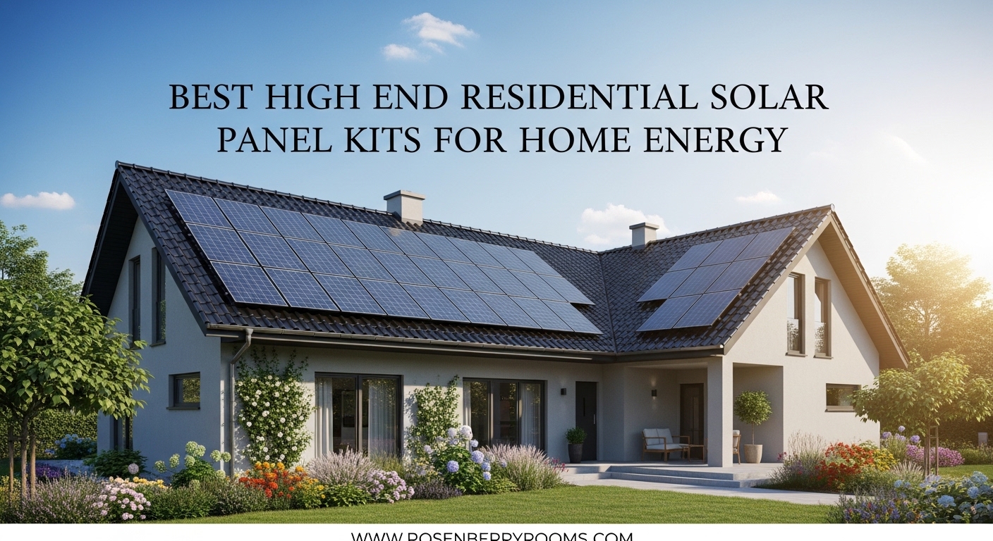 Best High End Residential Solar Panel Kits For Home Energy