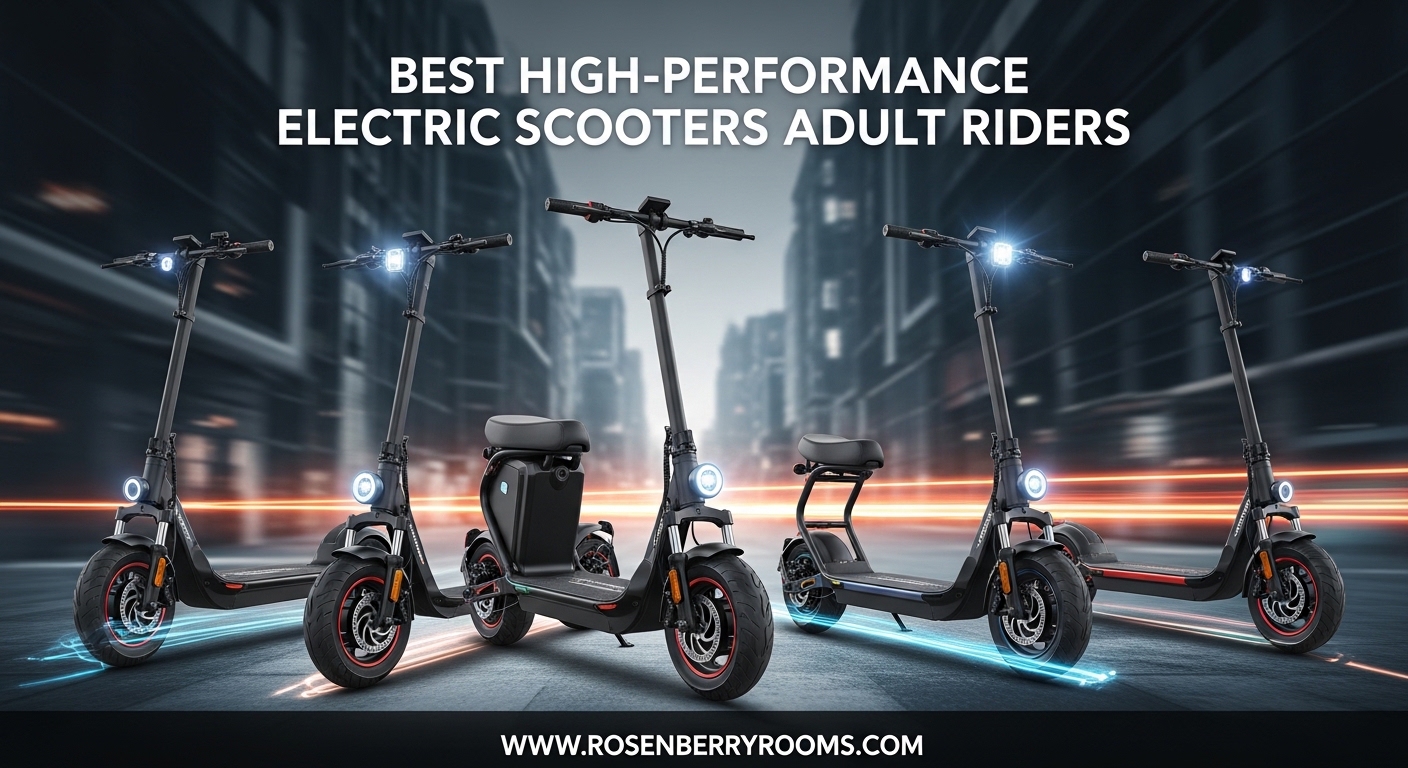 Best High-Performance Electric Scooters Adult Riders