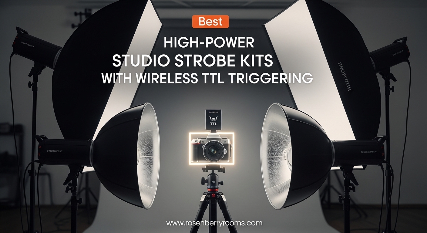 Best High-Power Studio Strobe Kits with Wireless TTL Triggering