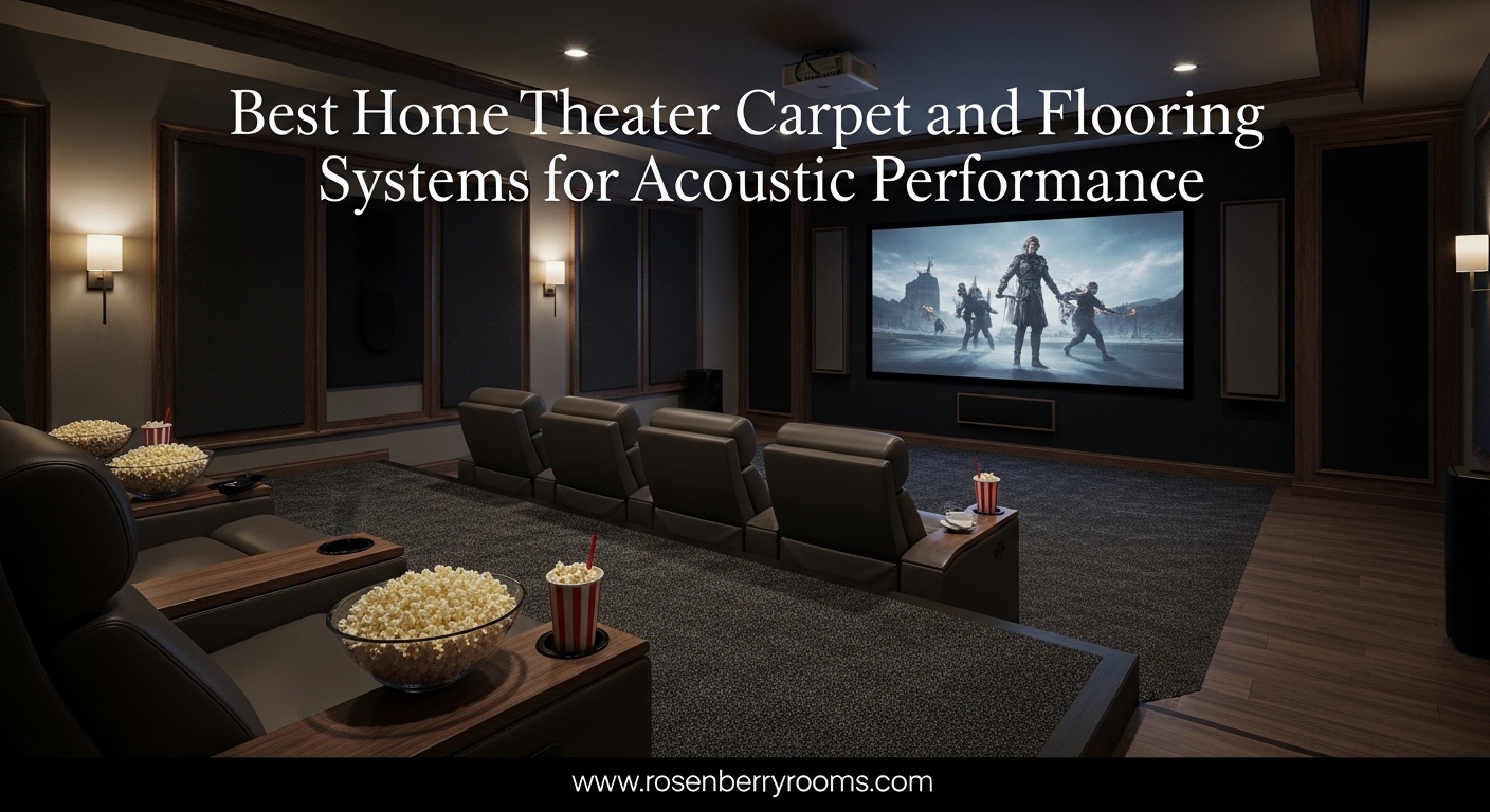 Best Home Theater Carpet and Flooring Systems for Acoustic Performance