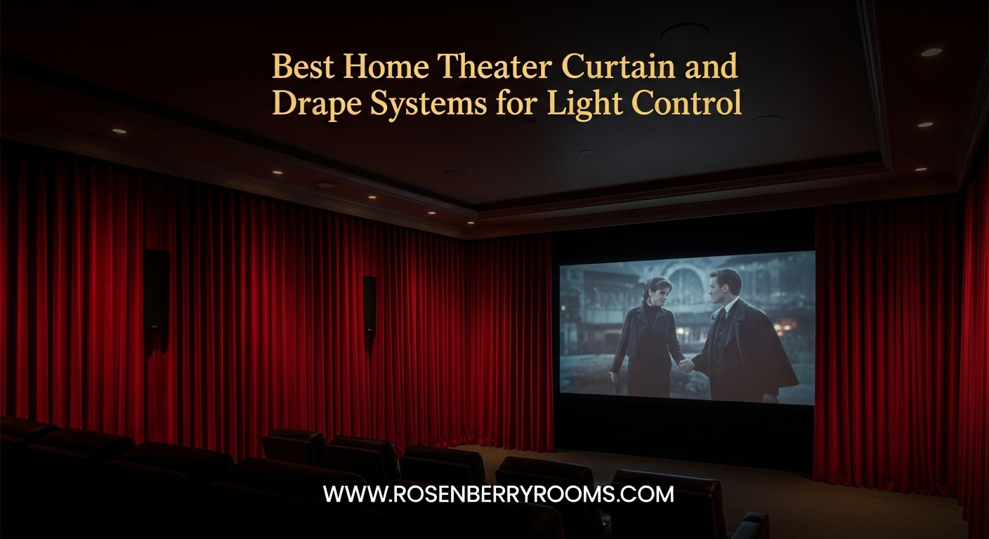 Best Home Theater Curtain and Drape Systems for Light Control