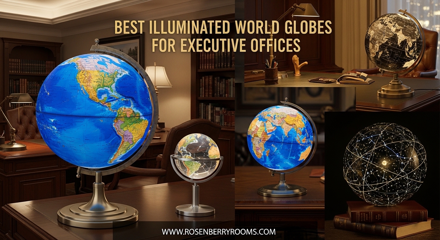 Best Illuminated World Globes for Executive Offices