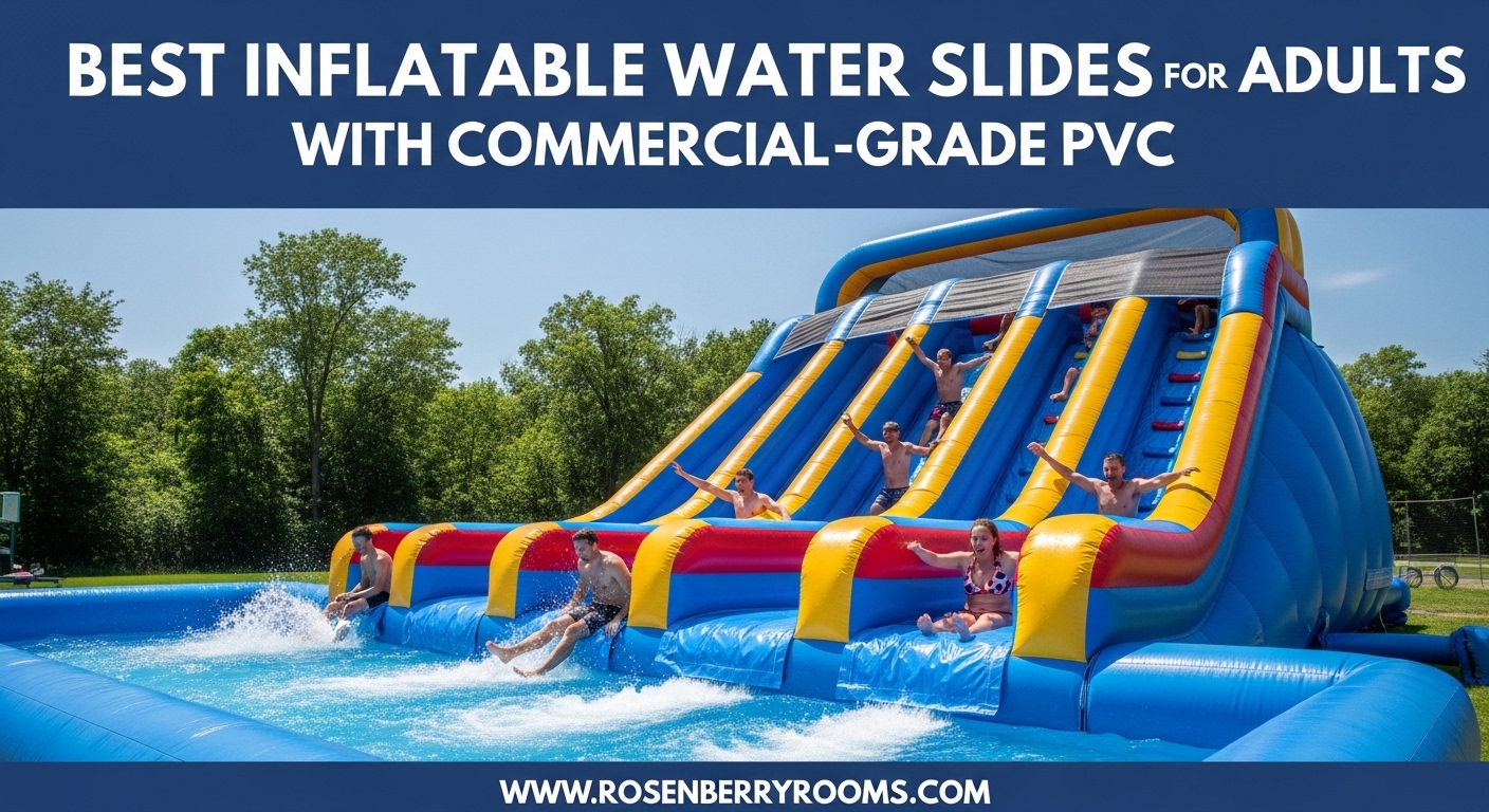 Best Inflatable Water Slides for Adults with Commercial-Grade PVC