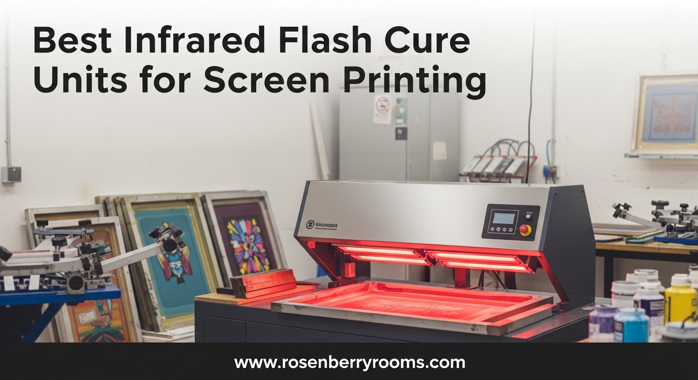 Best Infrared Flash Cure Units for Screen Printing
