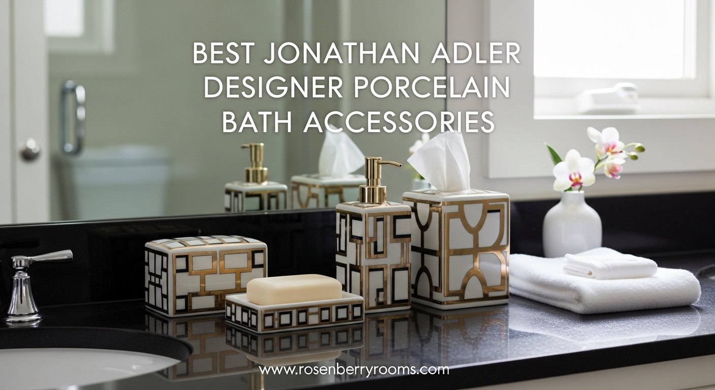 Best Jonathan Adler Designer Porcelain Bath Accessories