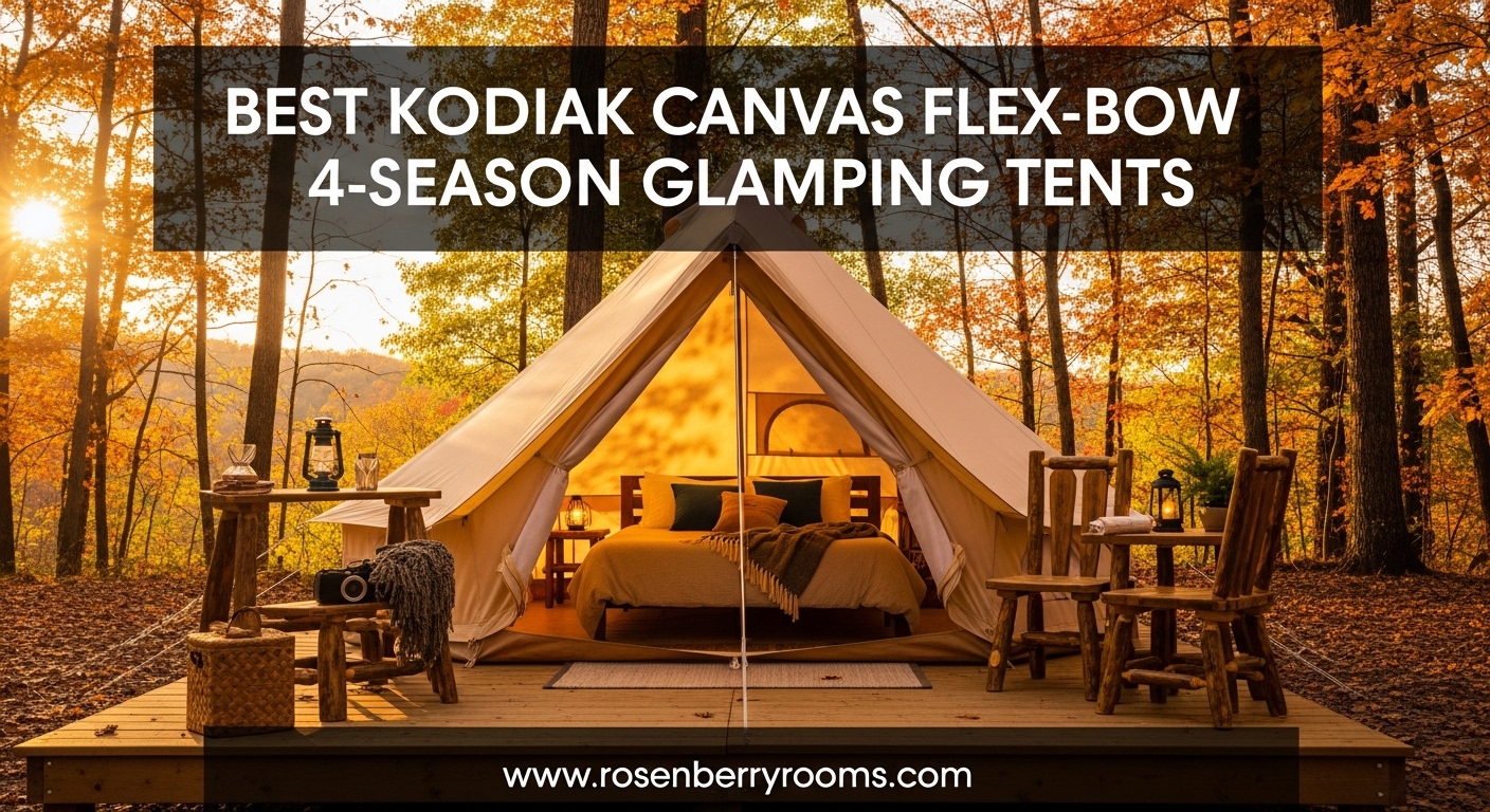 Best Kodiak Canvas Flex-Bow 4-Season Glamping Tents