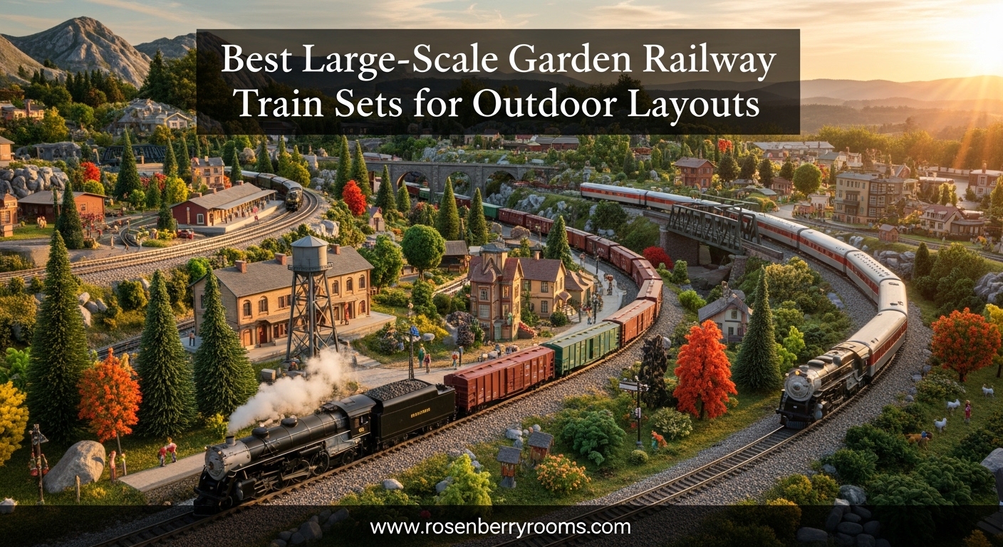 Best Large-Scale Garden Railway Train Sets for Outdoor Layouts