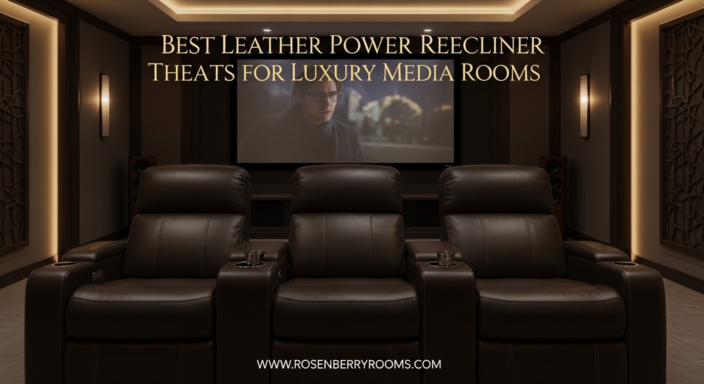 Best Leather Power Recliner Theater Seats for Luxury Media Rooms