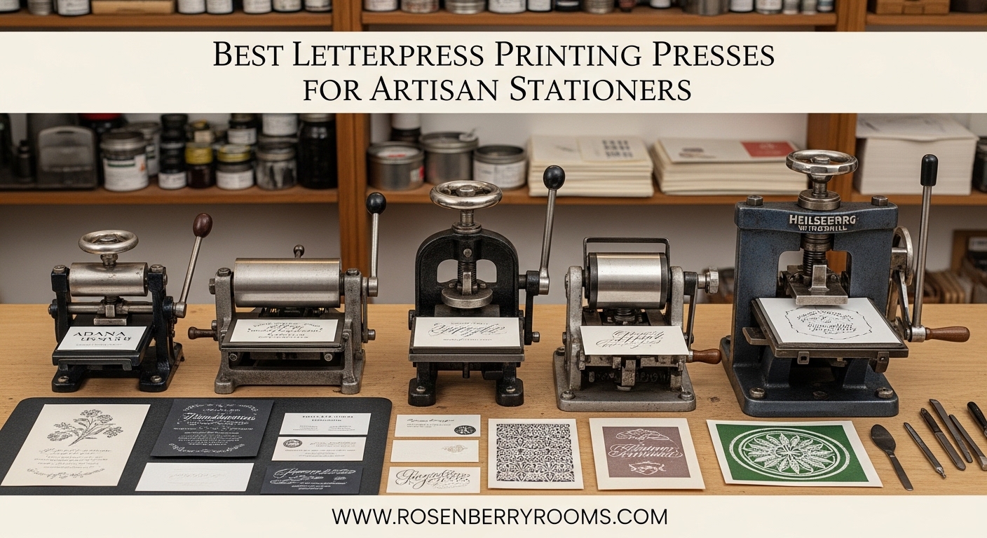 Best Letterpress Printing Presses for Artisan Stationers