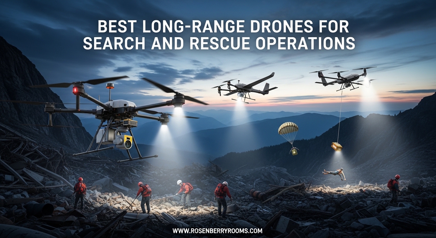 Best Long-Range Drones for Search and Rescue Operations