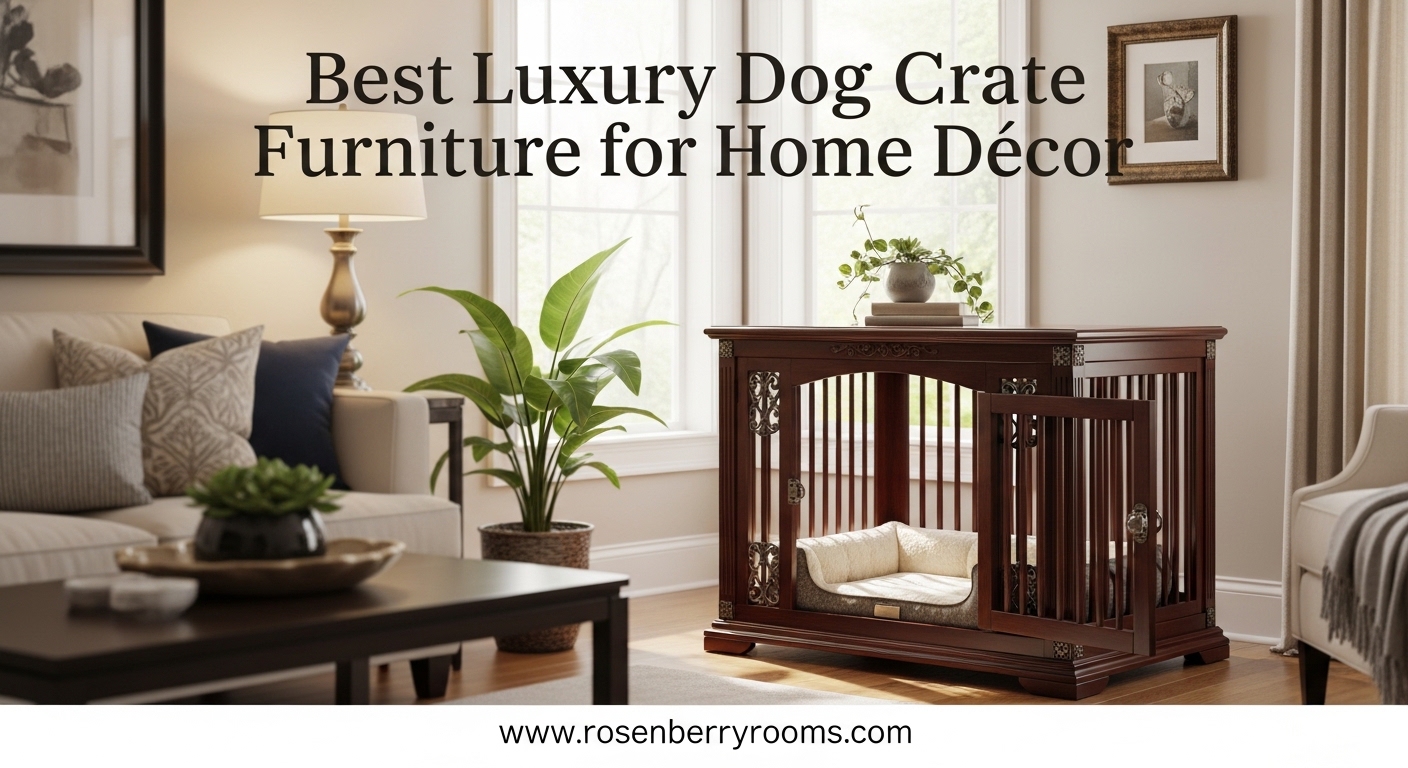Best Luxury Dog Crate Furniture for Home Décor
