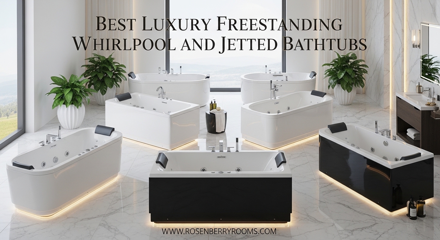 Best Luxury Freestanding Whirlpool and Jetted Bathtubs