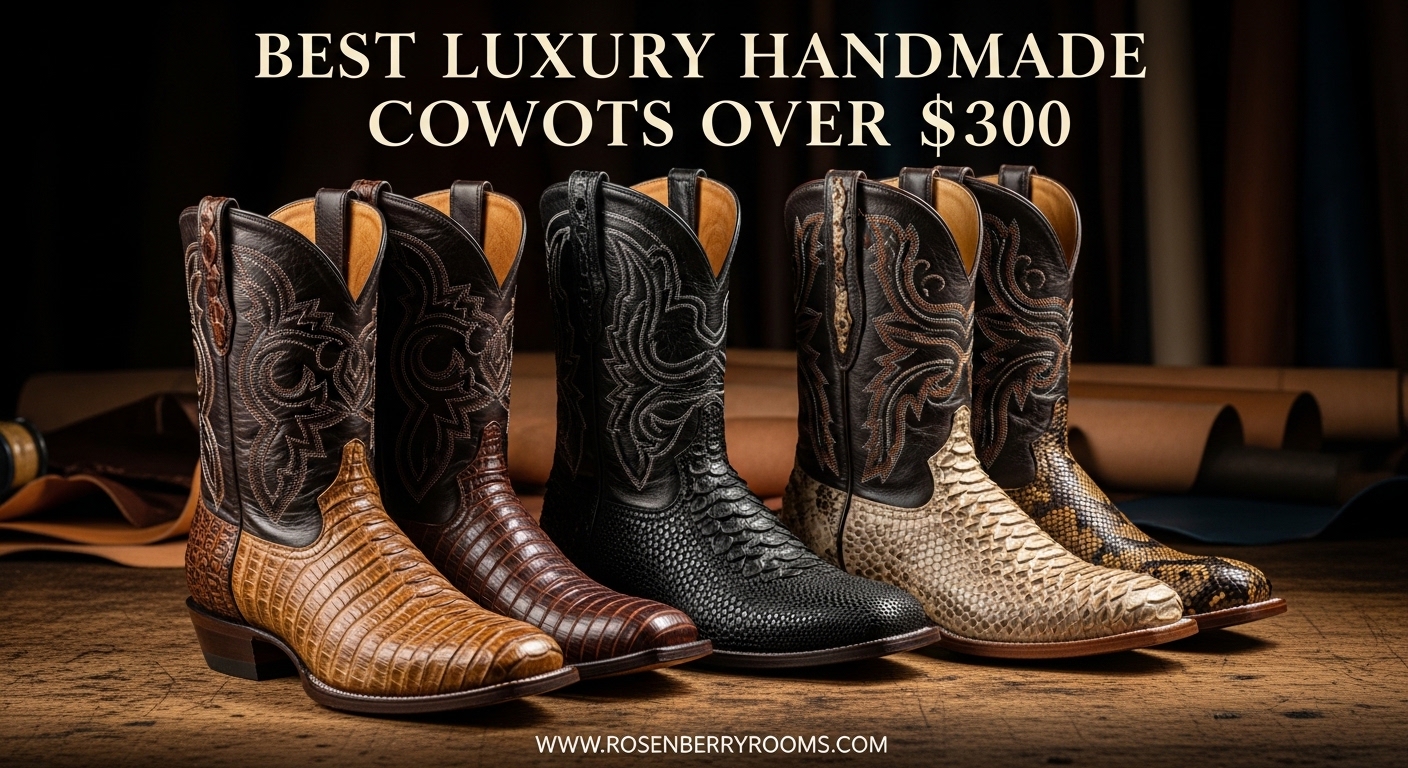 Best Luxury Handmade Cowboy Boots Over $300