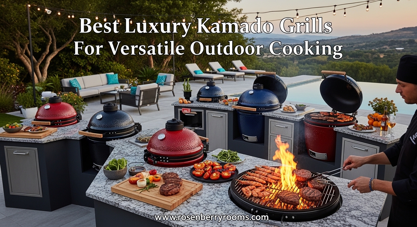 Best Luxury Kamado Grills For Versatile Outdoor Cooking