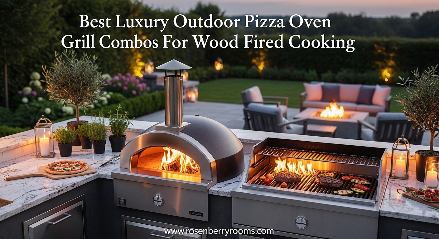 Best Luxury Outdoor Pizza Oven Grill Combos For Wood Fired Cooking