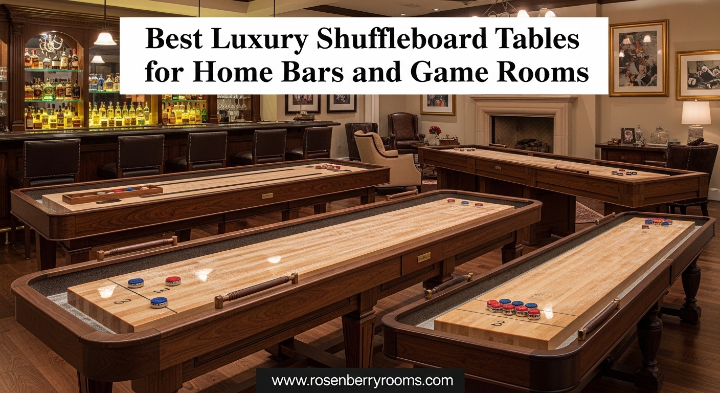 Best Luxury Shuffleboard Tables for Home Bars and Game Rooms