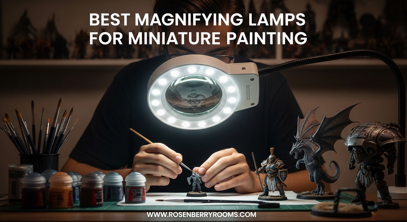 Best Magnifying Lamps for Miniature Painting