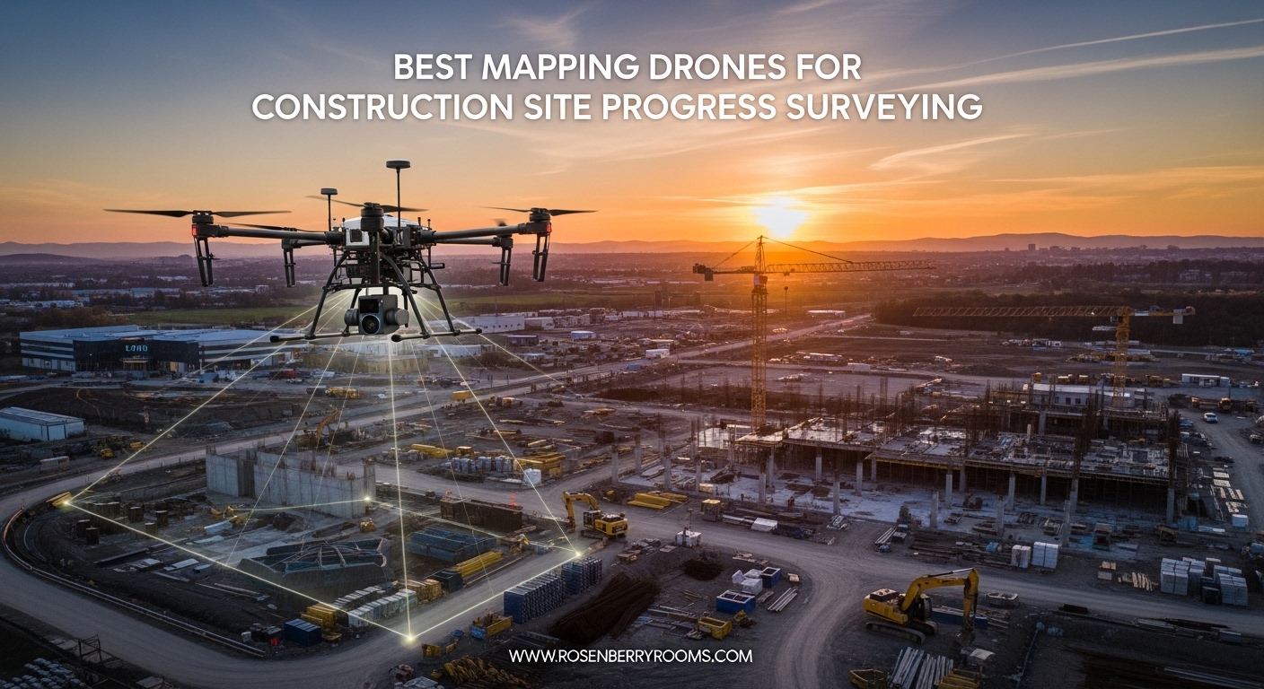 Best Mapping Drones for Construction Site Progress Surveying