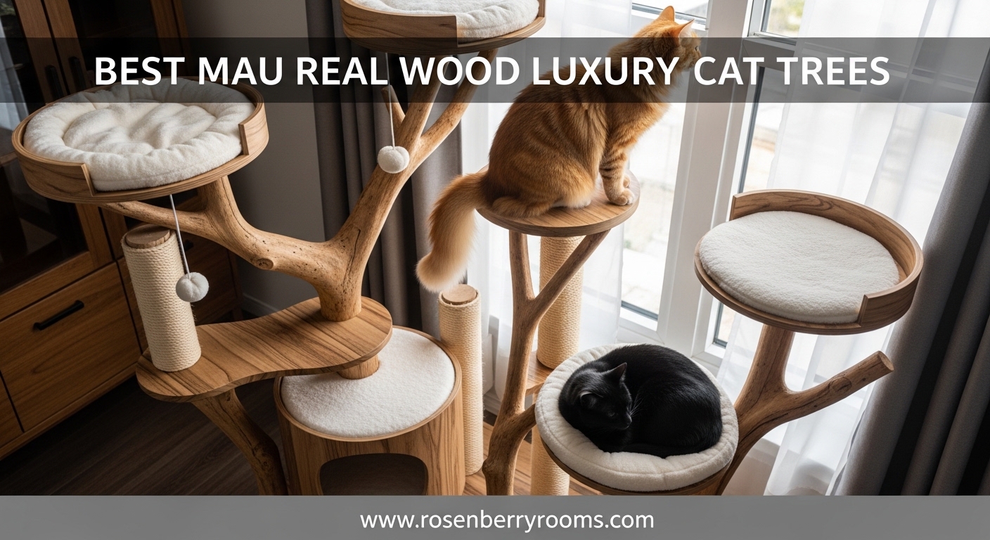 Best Mau Real Wood Luxury Cat Trees